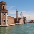 Torre dellArsenale und neue Werft im Hintergrund