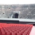 Bühne in der Arena die Verona