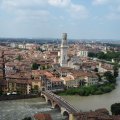 Blick auf Verona von der Piazzale Castel S. Pietro